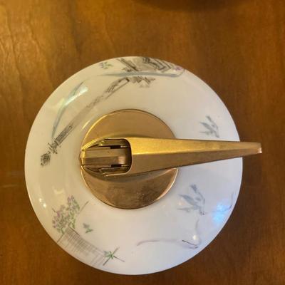 Vintage Rosenthal lighter and pipe ashtray (repaired)