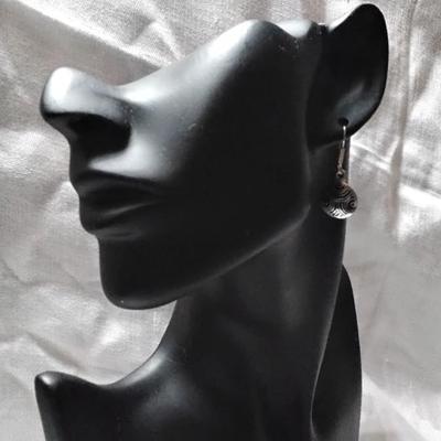 Vintage Unique Mexican 925 Earrings