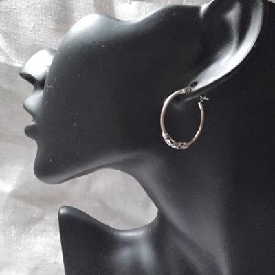 Beautiful 925 Hoop Earrings