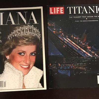 Diana and Titanic Collectible Books