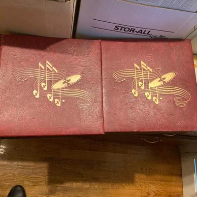 Large lot of vintage records