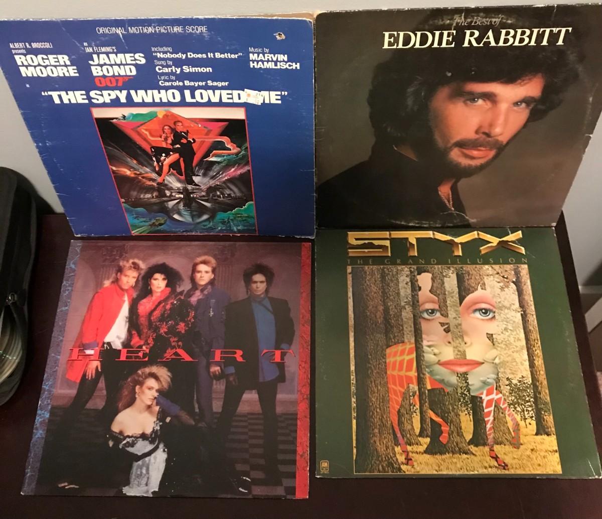 Vintage Albums Set of 4