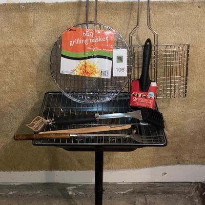 BBQ grill and accessories
