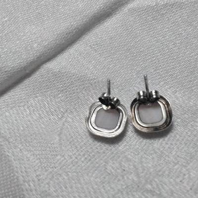 Beautiful Mother of Pearl 925 Earrings