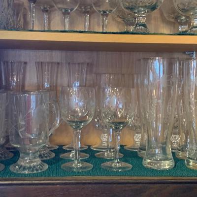 LOT 5R: Princess House Glassware & More