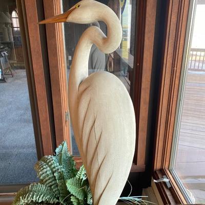 LOT56: Great Egret Statue