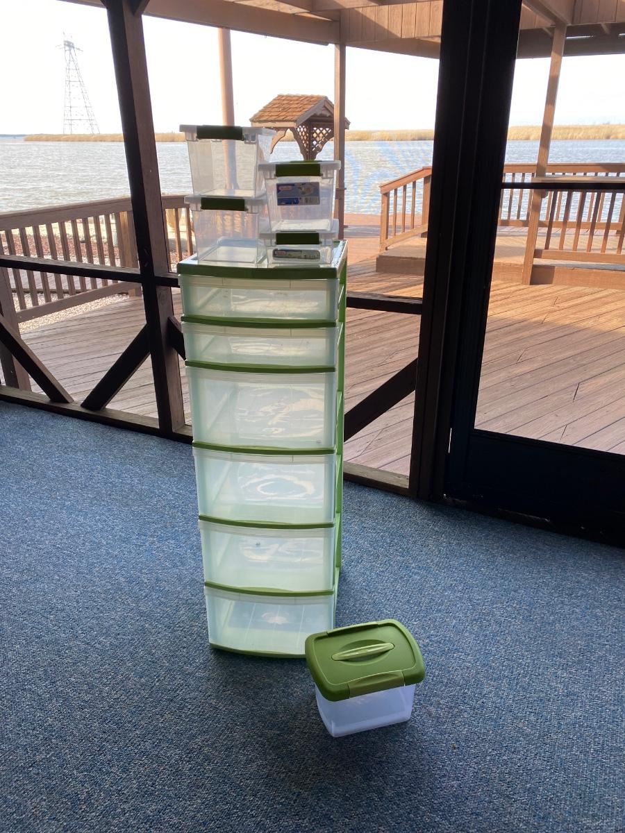 LOT137 Green Storage Containers