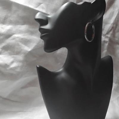 925 Mexico  Hoop Earrings