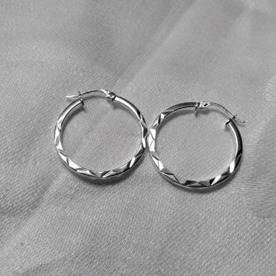FAS 925 Hoop Earrings
