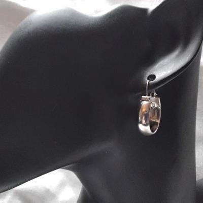 Beautiful WELLSTER 925 Hoop Earrings