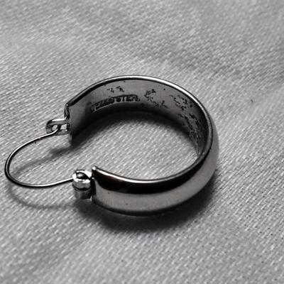 Beautiful WELLSTER 925 Hoop Earrings