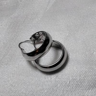 Beautiful WELLSTER 925 Hoop Earrings