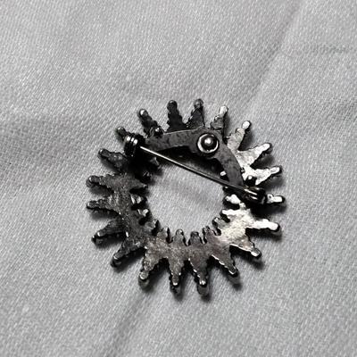 Gorgeous Unique Vintage Turquoise Brooch