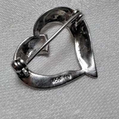 Stunning Vintage Black Onxy and Marcasite Brooch