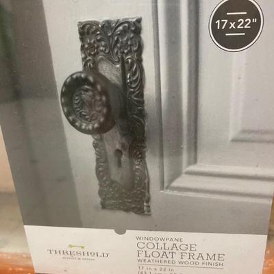 Window pane collage float frame - NEW