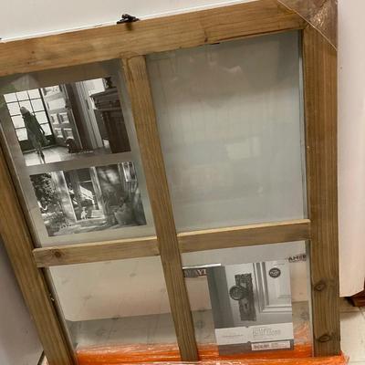 Window pane collage float frame - NEW