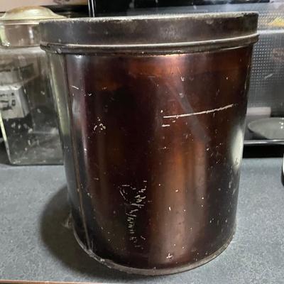 Antique Tin Flour Canister