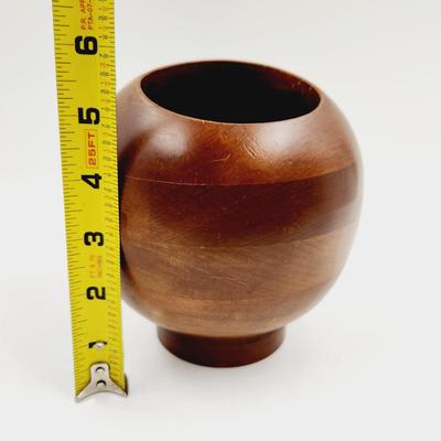 MCM HELLERWARE WOOD SPHERE BOWL