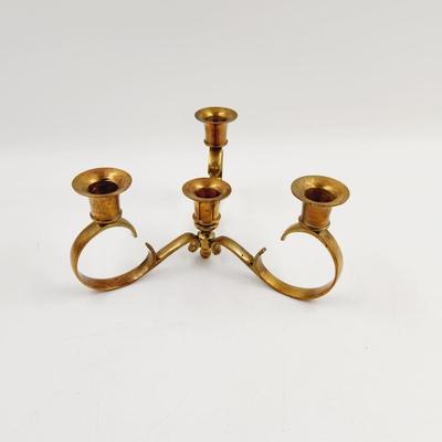 BEAUTIFUL BRASS MULTI CANDLE HOLDER