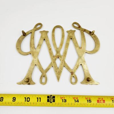 W OR M BRASS TRIVET ðŸ˜€