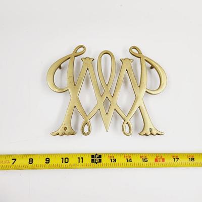 W OR M BRASS TRIVET ðŸ˜€