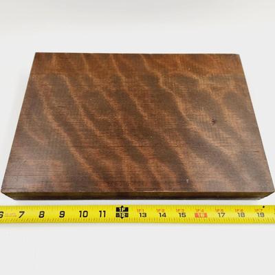 REALLY NEAT SHIP LIGHTWEIGHT WOOD BOX W/ EXTRA PRINT