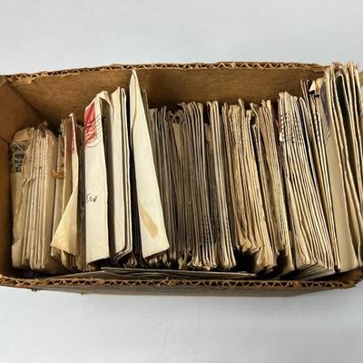 Huge Lot of Old Post Cards Love Letters Correspondence Early 1900s 1920s