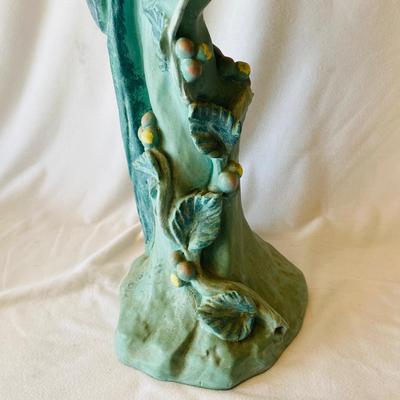 Stone Parrot and Candle Holder (L-SL)