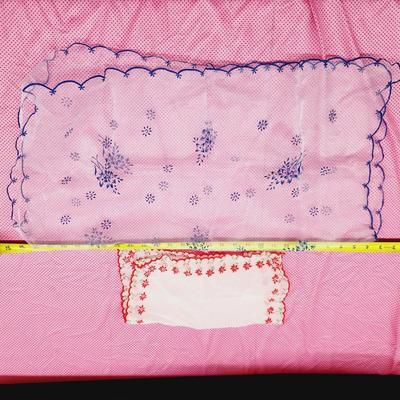 VINTAGE LACY HANKERCHIEFS