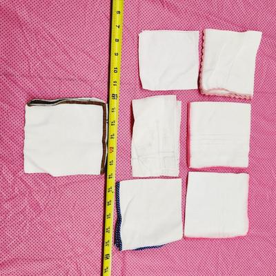 7 PC VINTAGE LINEN HANKERCHIEF