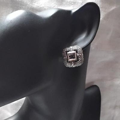 Beautiful Amethyst 925 Earrings