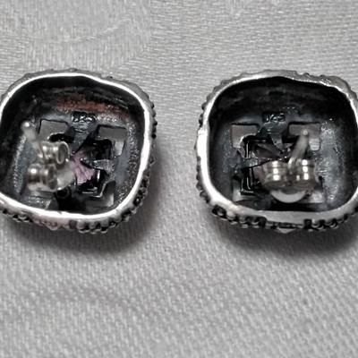 Beautiful Amethyst 925 Earrings