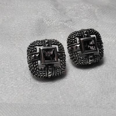 Beautiful Amethyst 925 Earrings