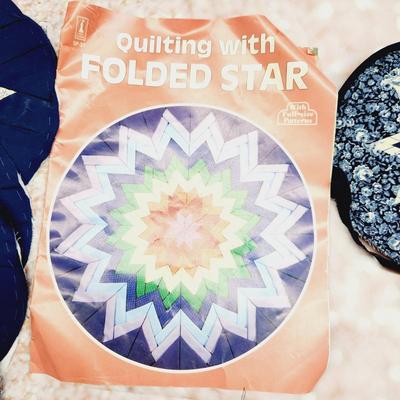 QUILTED FOLDED STAR BOOK & PIECES