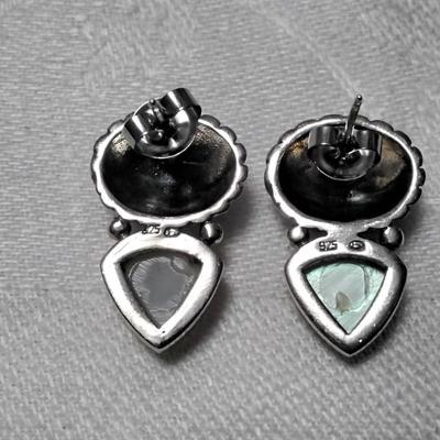 Outstanding Beaucraft Mother of Pearl 925 Post Earrings