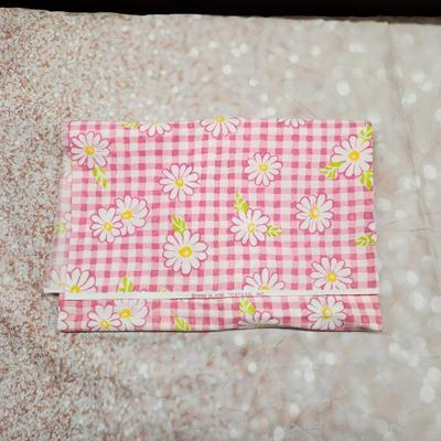 1998 BLANK TEXTILES PINK & WHITE FABRIC