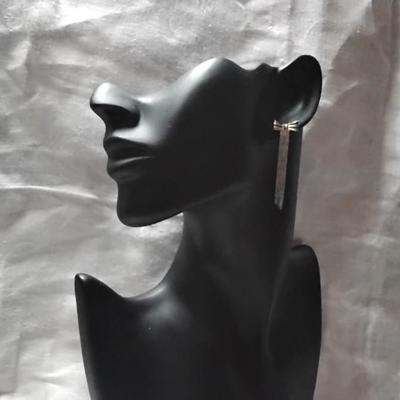 Unique Bow Sterling Silver Earrings
