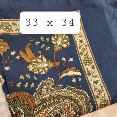 3 VINTAGE BLUISH SCARF BUNDLE