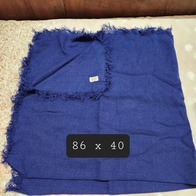 3 VINTAGE BLUISH SCARF BUNDLE