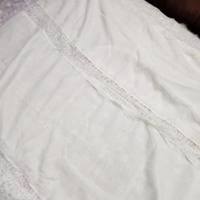 BEAUTIFUL NATASHA CREAM COLORED SHAWL SCARF