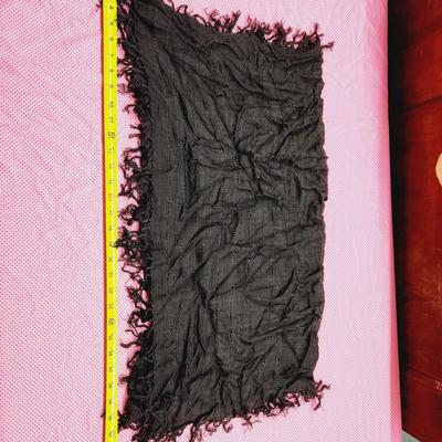 FUN BLACK & BLUE SHAWL SCARF BUNDLE