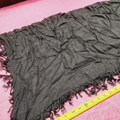 FUN BLACK & BLUE SHAWL SCARF BUNDLE