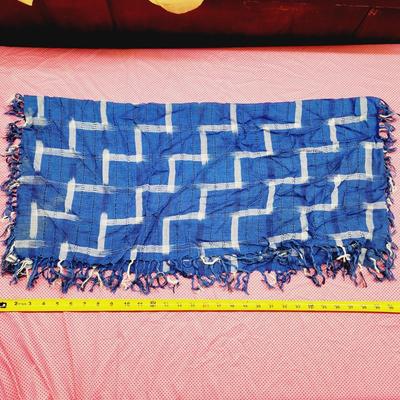 FUN BLACK & BLUE SHAWL SCARF BUNDLE