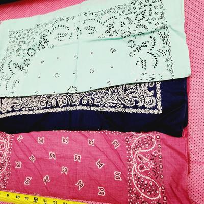 6 PC MULTI COLORED KNICKERCHIEF BUNDLE