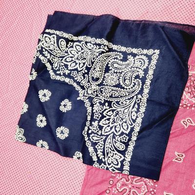 6 PC MULTI COLORED KNICKERCHIEF BUNDLE