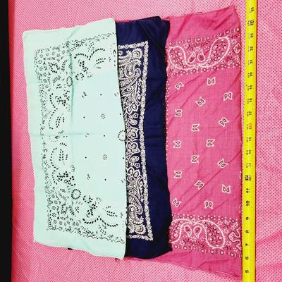 6 PC MULTI COLORED KNICKERCHIEF BUNDLE