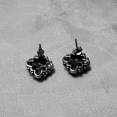 Sophisticated Black Onyx 925 Earrings