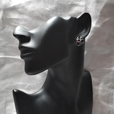 Sophisticated Black Onyx 925 Earrings