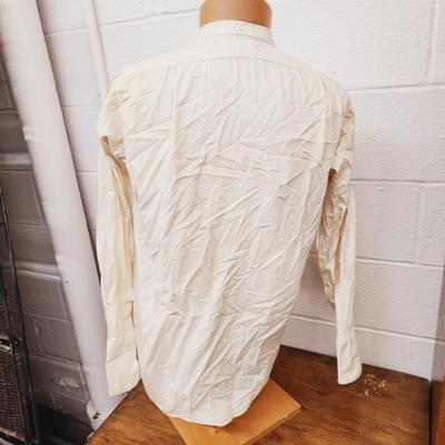 ANTIQUE MENS BUTTON UP DRESS SHIRT