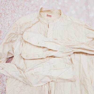 ANTIQUE MENS BUTTON UP DRESS SHIRT